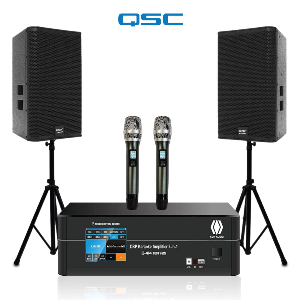 Gói Karaoke QSC E112 8000 Watt 