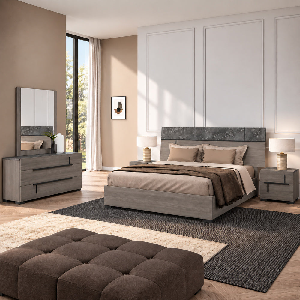 Sunrisen Bedroom Collection Set - Italian Bedroom