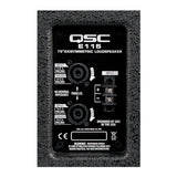 QSC E115-BK 15" 2-Way Passive Loudspeaker - Isingtec
